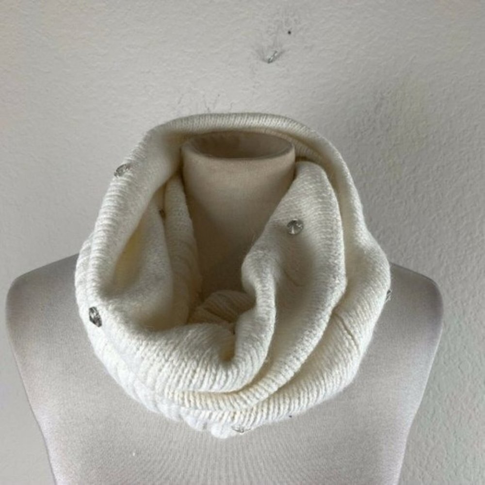Victoria's Secret Embellished Cowl Neck Scarf OS